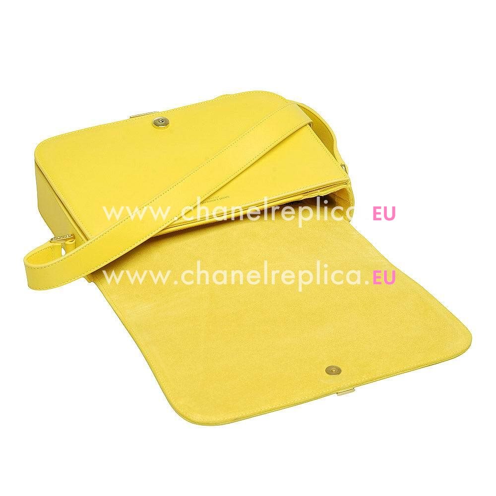 YSL CABAS PETIT Y Calfskin Bag In Yellow YSL5794232