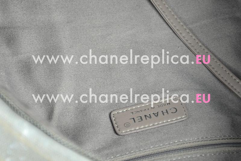 Chanel Medium Graffiti Printed Canvas Backpack Coffee-Blue A362404