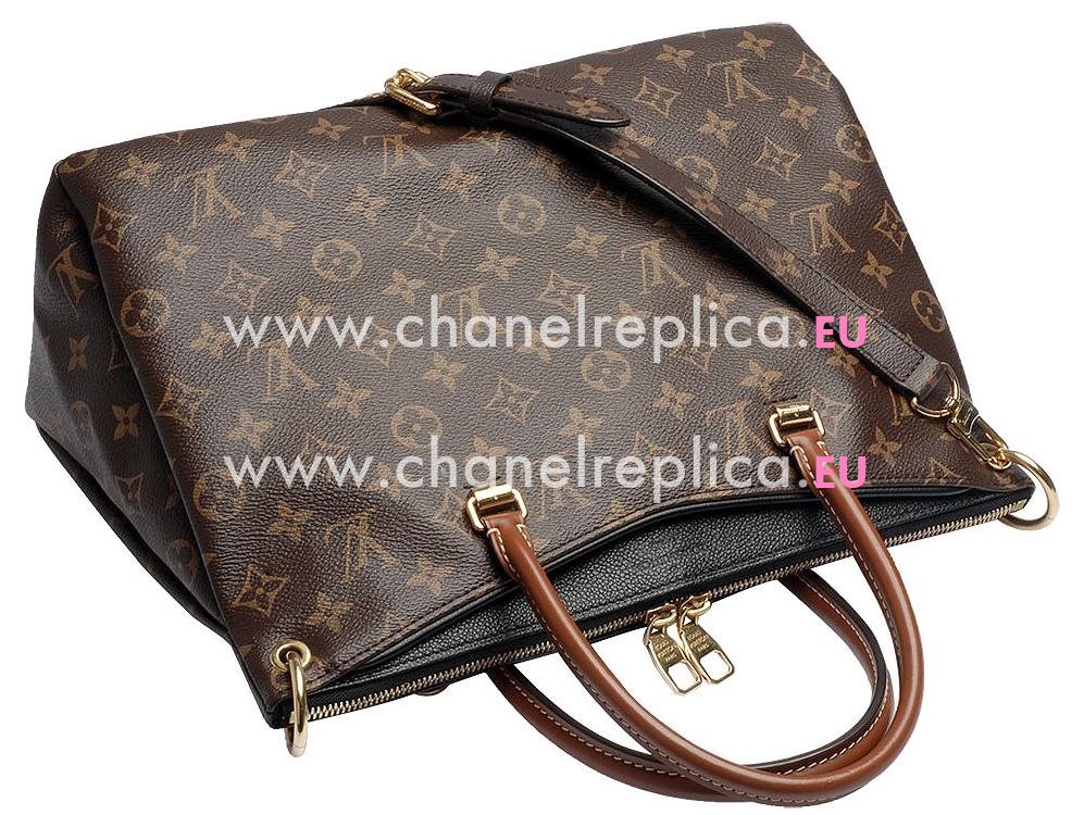 Louis Vuitton Monogram Canvas Pallas In Black M41064