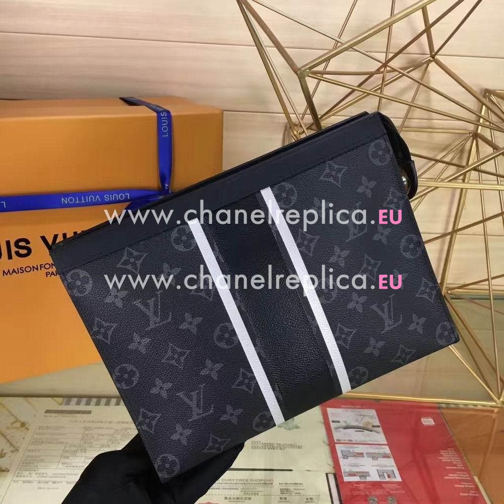 Louis Vuitton Pochette Voyage Monogram Eclipse Flash Bag M64440