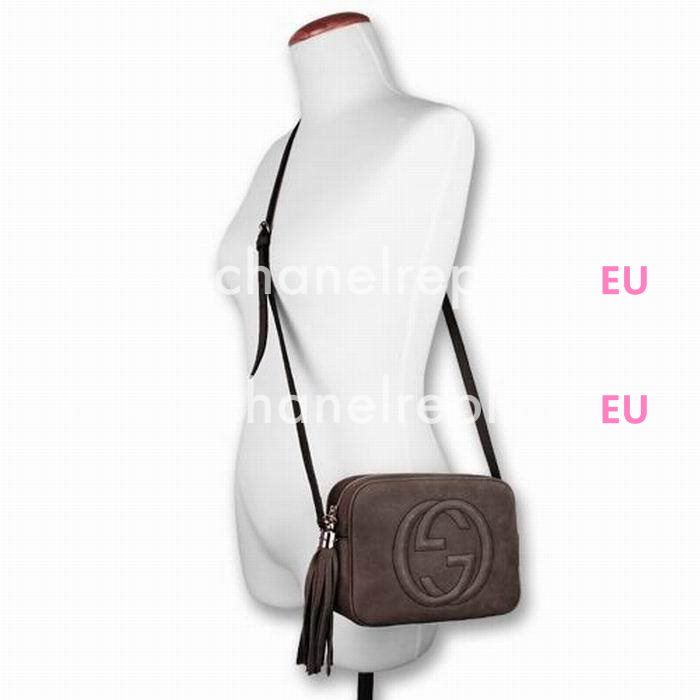 Gucci Soho Disco Chamois Bag In Dark Brown G5929922