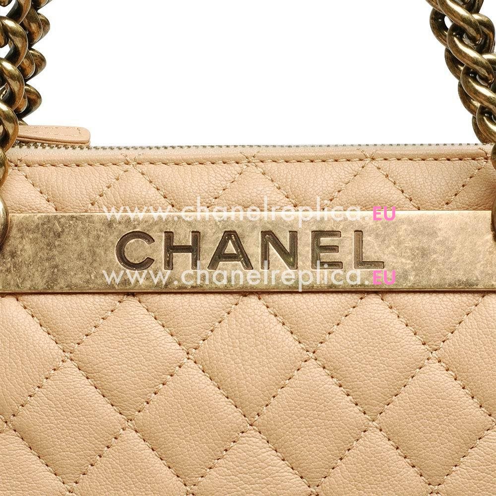 Chanel 31 Rue Cambon Rhombus Leather Shoulder Bag Camel C6112805