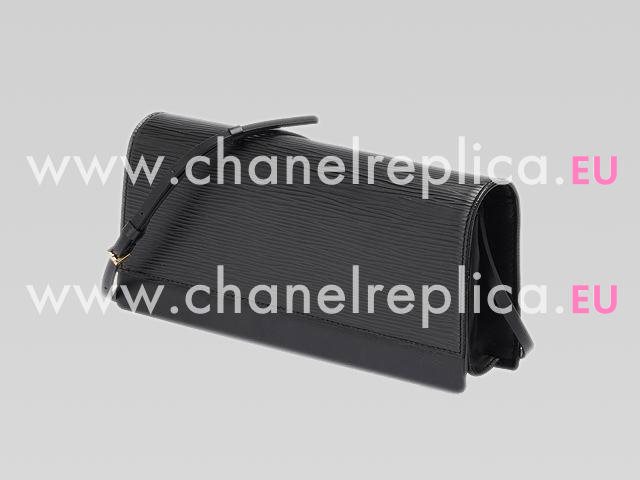 Louis Vuitton EPI Leather Honfleur Clutch Bag In Black M52732