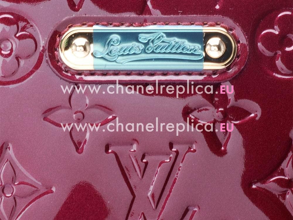 Louis Vuitton Monogram Vernis Wilshire MM Rouge Fauviste M91646