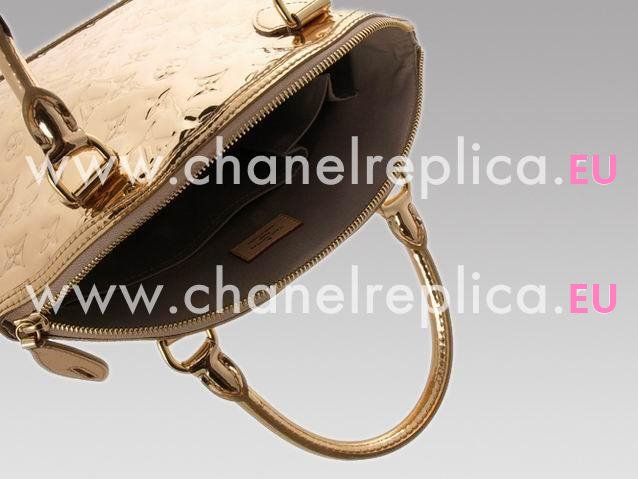 LOUIS VUITTON MIROIR MIRROR LOCKIT BAG IN GOLD M95450