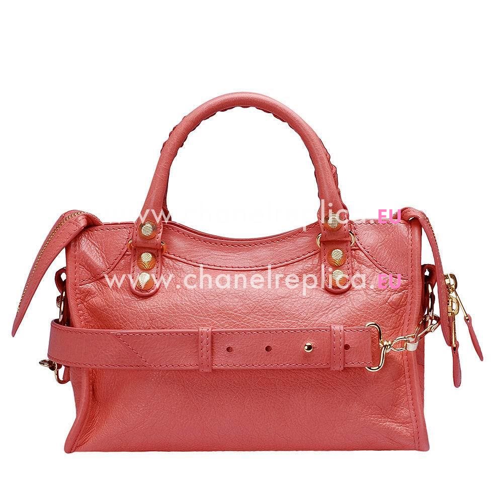 alenciage City Lambskin Gold hardware Classic Mini Bag Pink B2055048