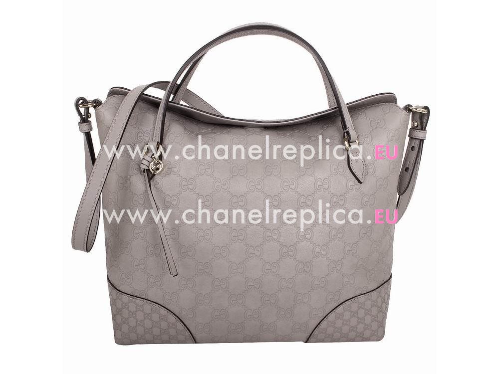 Gucci Emily Guccissima GG Calfskin Bag In Gray G353120