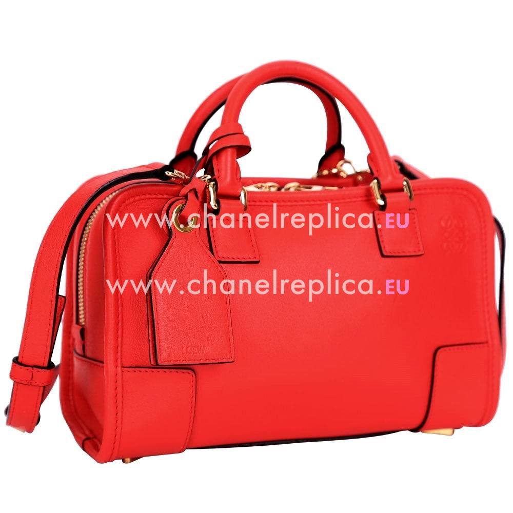 Loewe Amazona 23 Classic Calfskin bag Orange Red L8011403