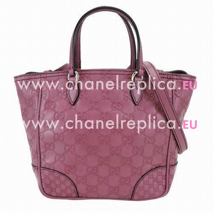 Gucci Bree Classic Calfskin Bag In Peach Purple G501474