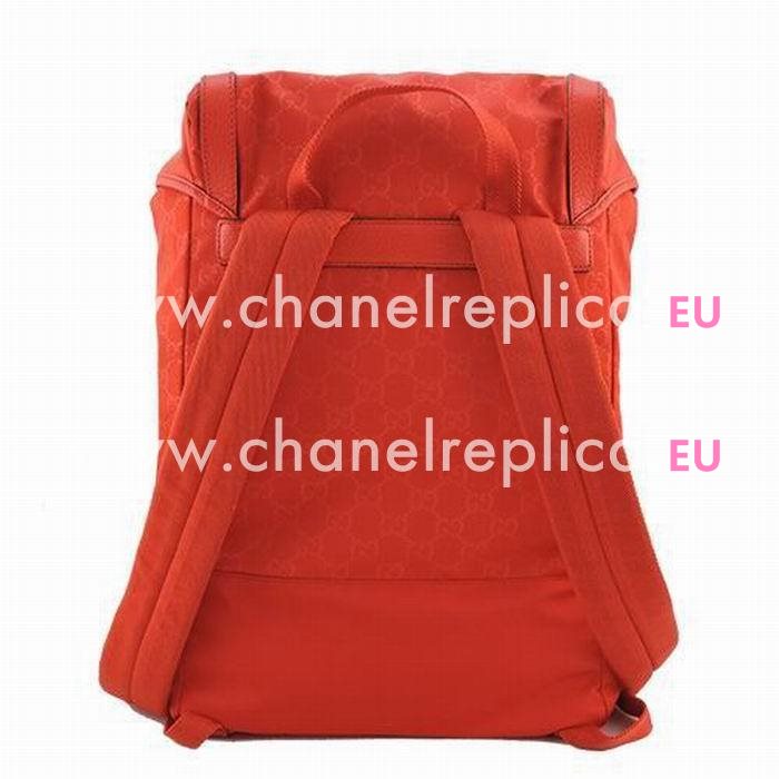 Gucci Emily Guccissima Nylon Backpack Bag In Orange G559436