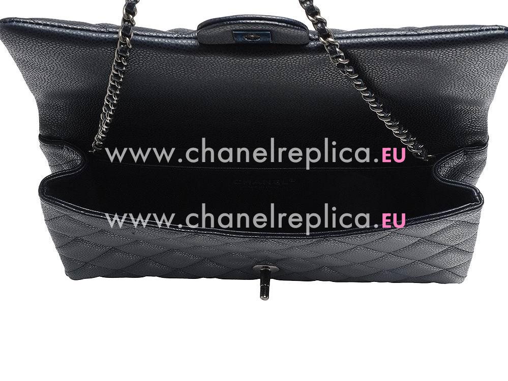 Chanel Caviar Ccoco Bag Anti-silver Chain Dark Blue A248698