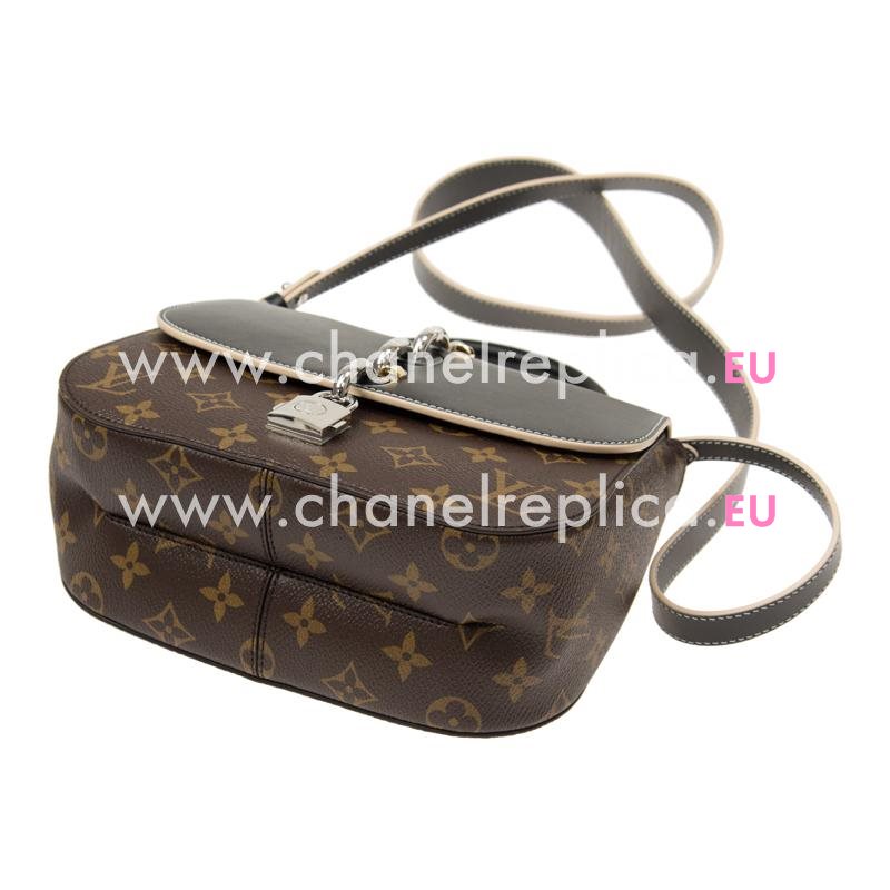 Louis Vuitton Monogram Coated Canvas Calfskin Exterior Chain It Bag PM M44115