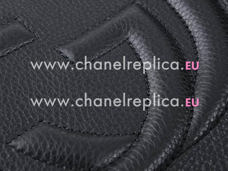Gucci Soho Embossed Calfskin Leather Tote Bag Black G397650