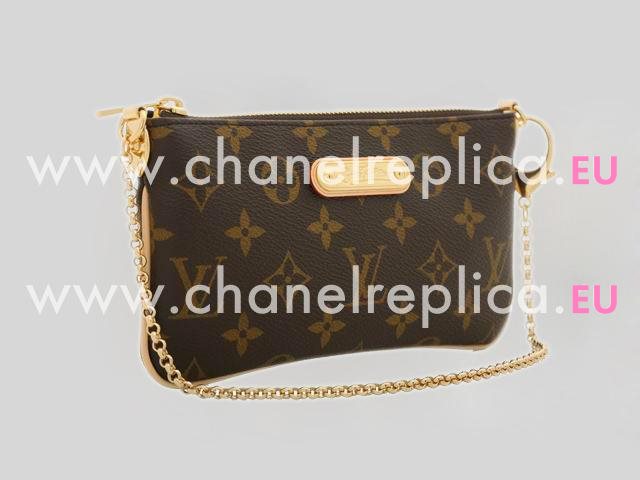 LOUIS VUITTON MONOGRAM CANVAS MILLA CLUTCH MM M60094