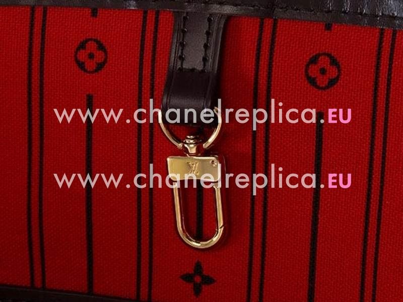 Louis Vuitton Damier Ebene Canvas Neverfull MM N41358