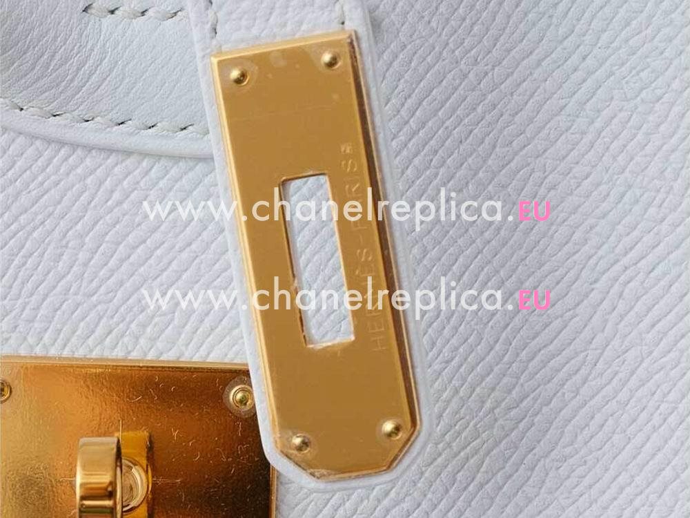 Hermes Birkin 35 Epsom Leather Blanc(white) Gold hardware H1043WGG
