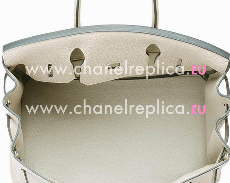 Hermes Birkin 30 Clemence Leather Elephant Grey(Silver) H1042EG