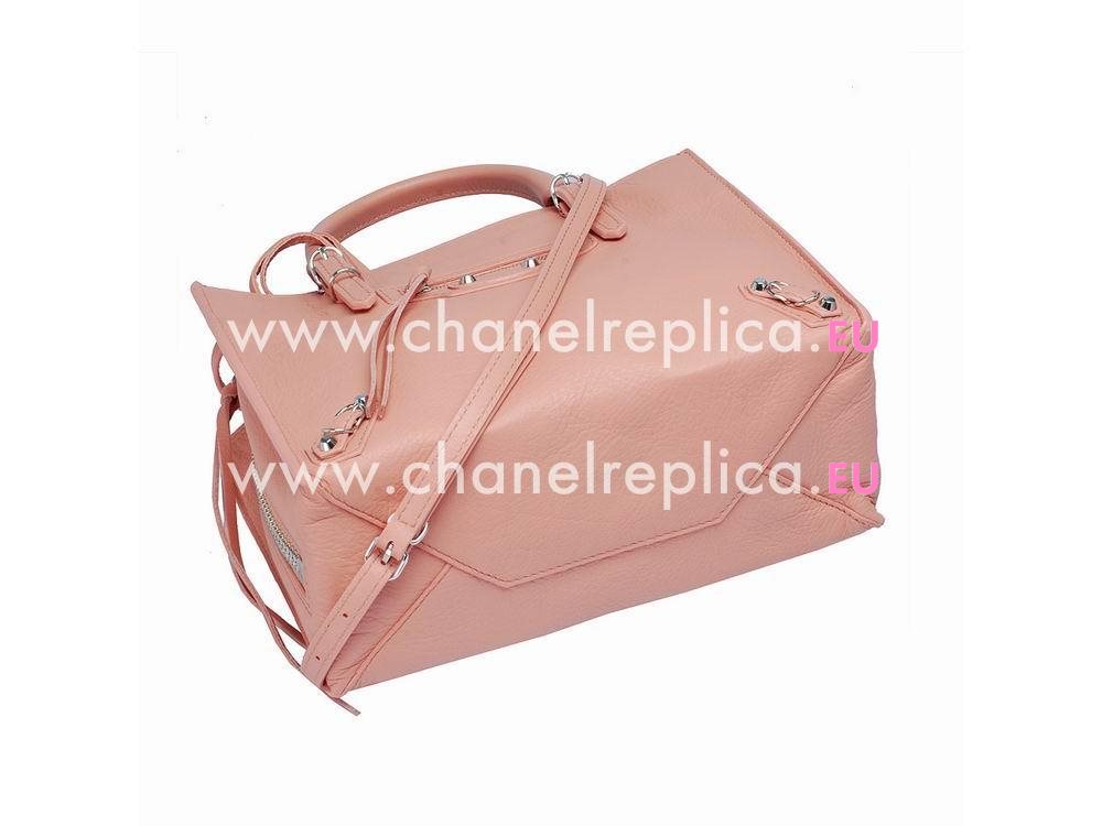 Balenciage Papier Calfskin Silvery hardware Bag Pink B2055074