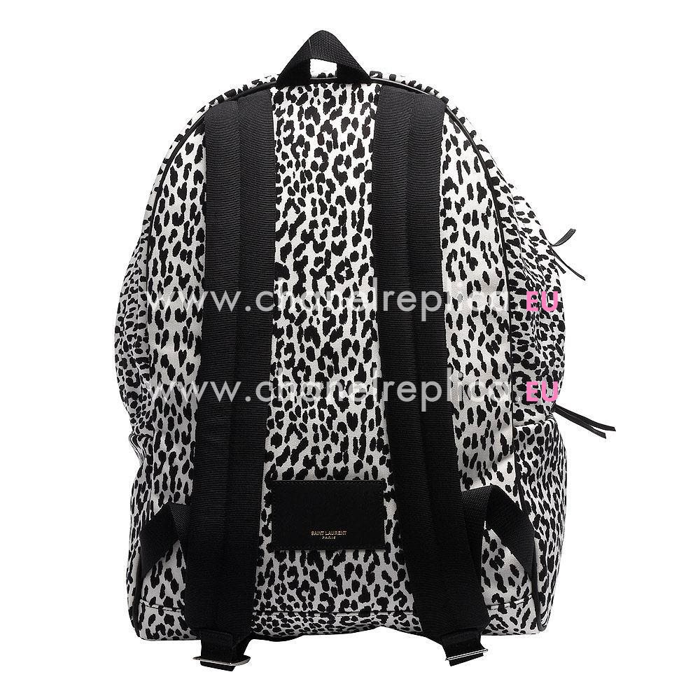 YSL Saint Laurent BABYCAT Nylon Backpack Black Y6113001