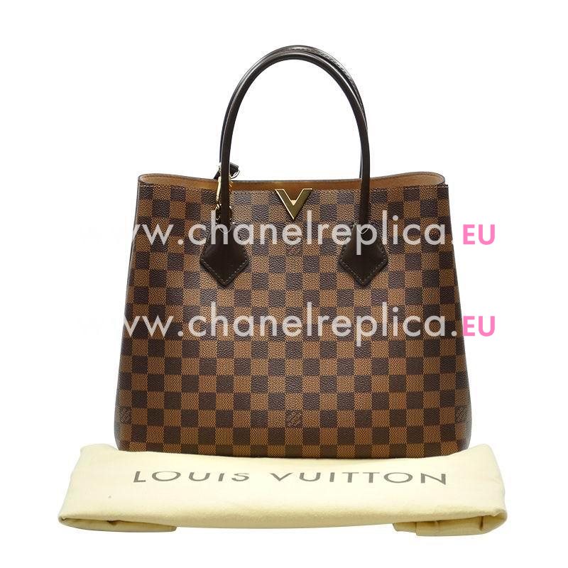 Louis Vuitton Damier Ebene Canvas Kensington Handbags N41435