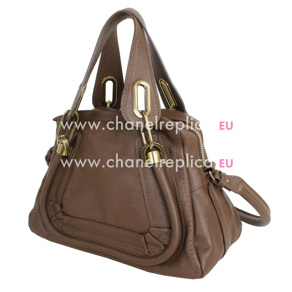 Chloe It Bag Party Calfskin Bag In Dark coffee C5377223