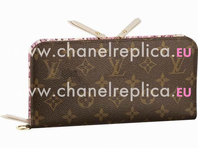 Louis Vuitton Monogram Canvas Leopard-Blanc Corail Insolite Wallet M60102