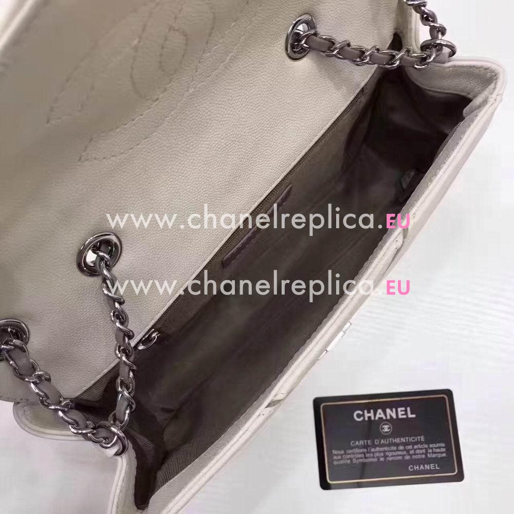 CHANEL Woc Sheepskin Bag in White C7032304