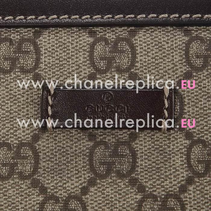 Gucci Briefcase GG Calfskin Bag In Brown G5549097