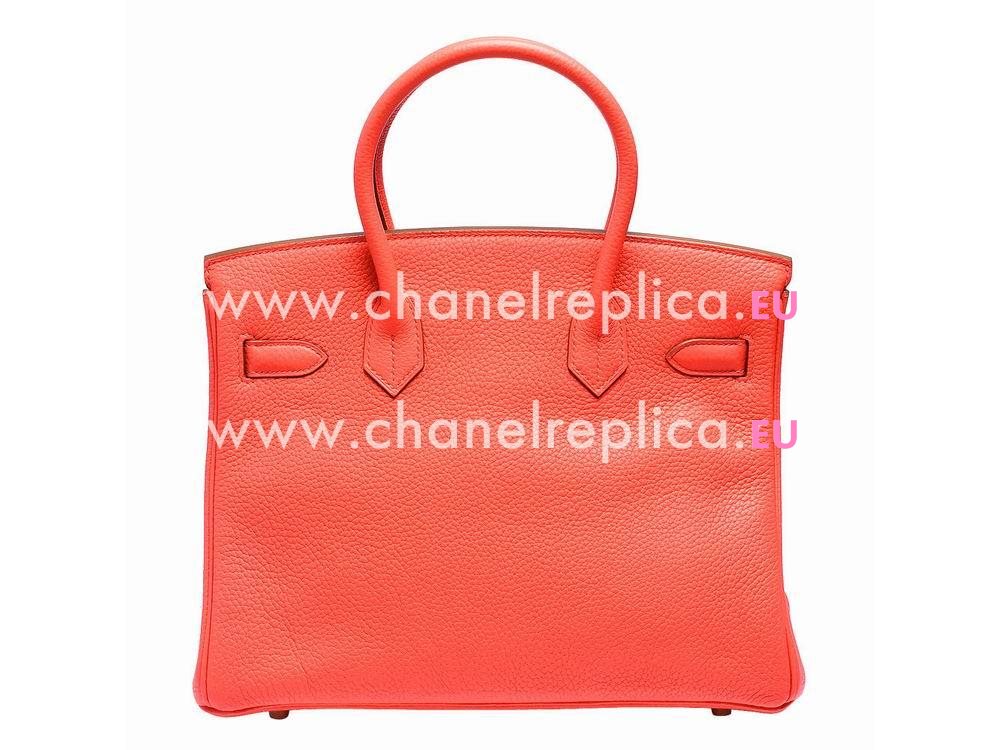 Hermes Birkin 30 Togo Leather Hot Pink Gold Hardware H1042HPK