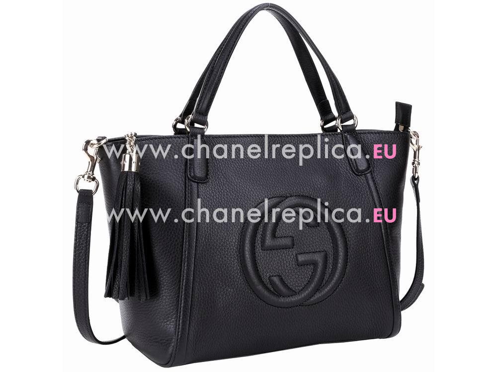 Gucci Soho GG Calfskin Bag Black G576770