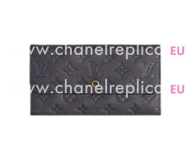 Louis Vuitton Monogram Empreinte Virtuose Wallet Black M60258
