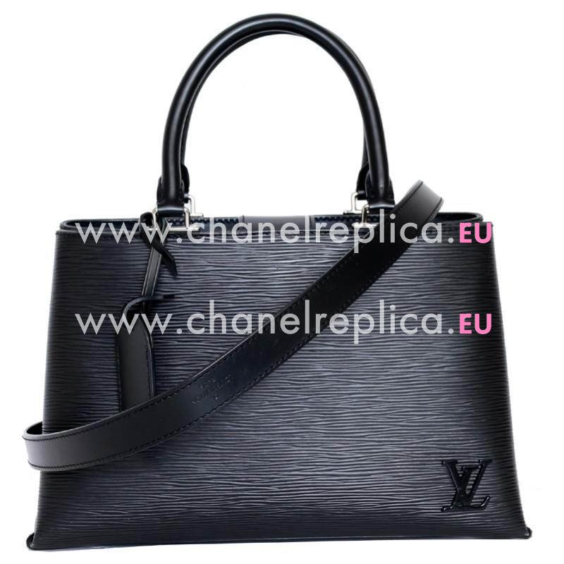 Louis Vuitton Kleber Grained Cowhide Epi Leather Bag In Noir M51334