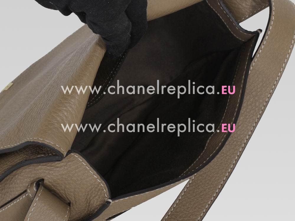 CHLOE Marcie Large Calfskin Crossbody Bag In Nut C452856
