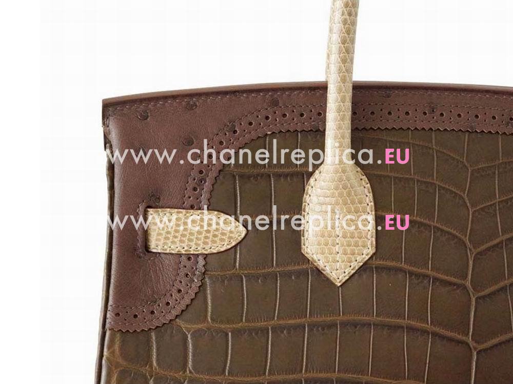 Hermes Birkin 30cm Ghillies Niloticus Matte Crocodile Bag H1030GM
