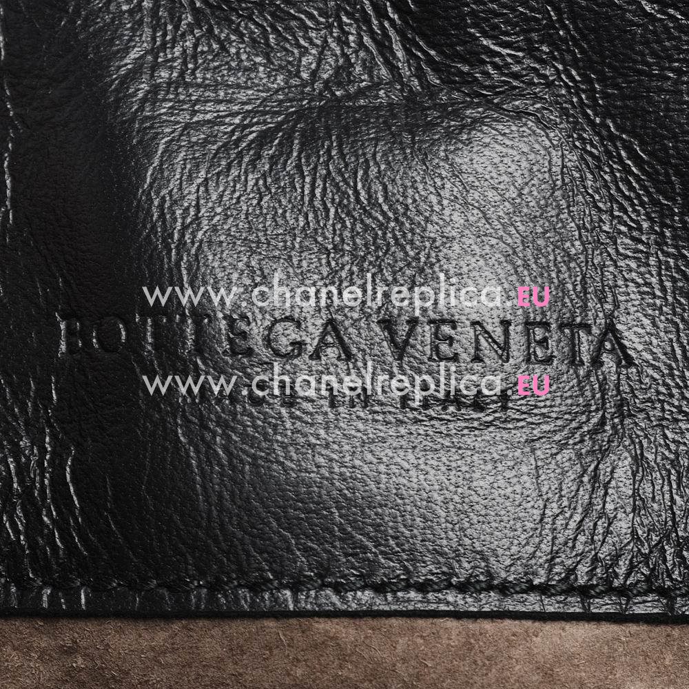 Bottega Veneta Classic Nappa Leather Woven Bag Black B5451848