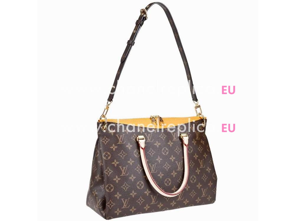 Louis Vuitton Monogram Canvas Pallas In Safran M40929