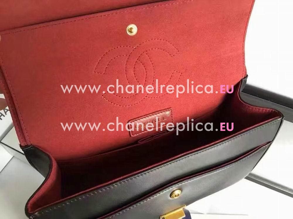 Chanel Paris In Rome 2.55 Flap Bag In Black A37586