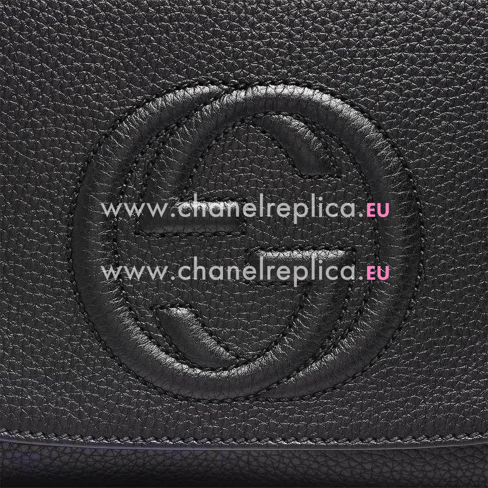 Gucci Soho GG Calfskin Bag Black G5594650