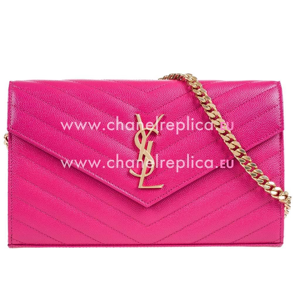 YSL Saint Laurent Cavier Calfskin Bag In Pink YSL5371988