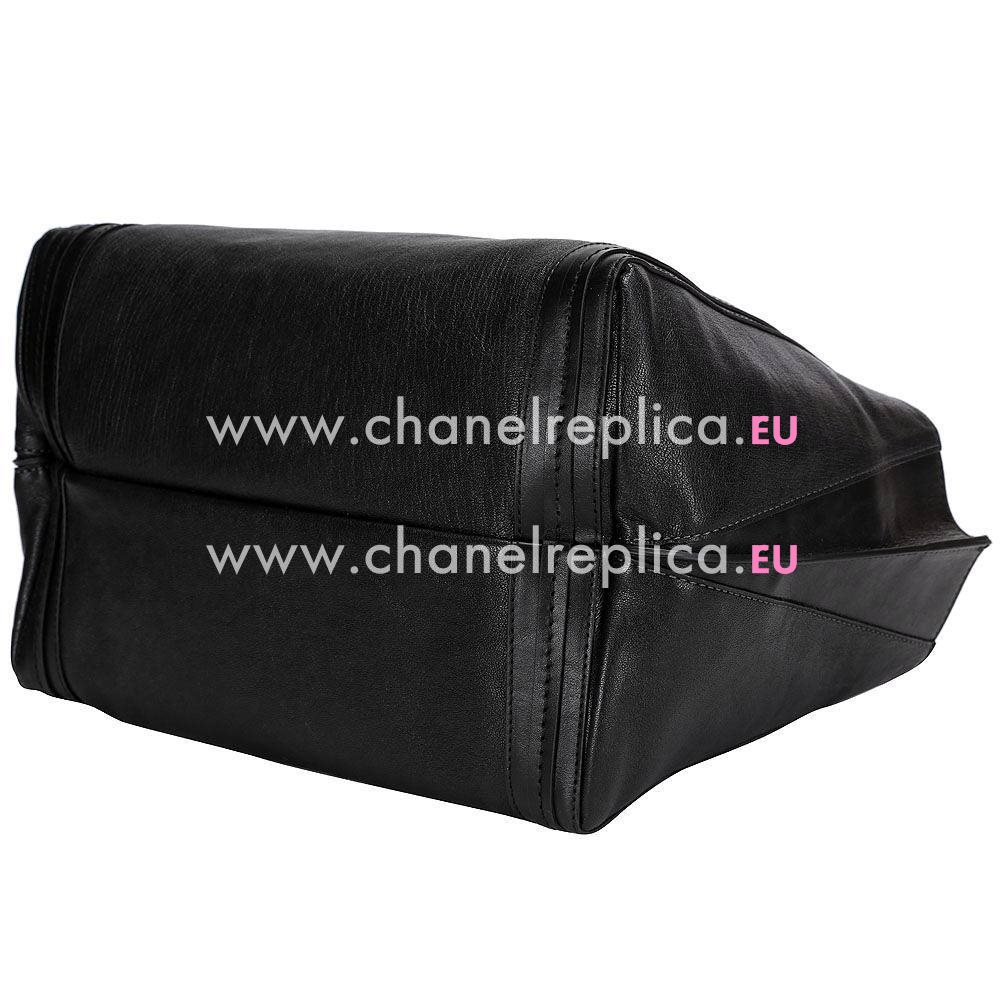 Chloe Alision SHEEPSKIN Chamois Calfskin Bag In Black C5344988