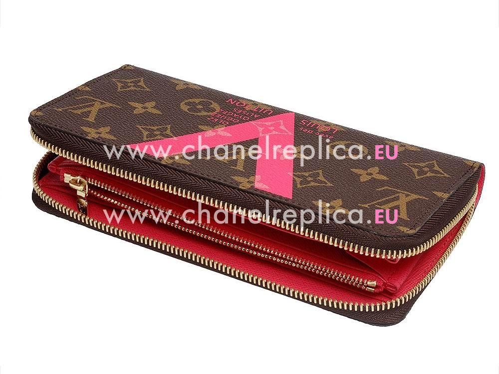 Louis Vuitton Monogram Canvas Zippy Wallet Grenade M60936