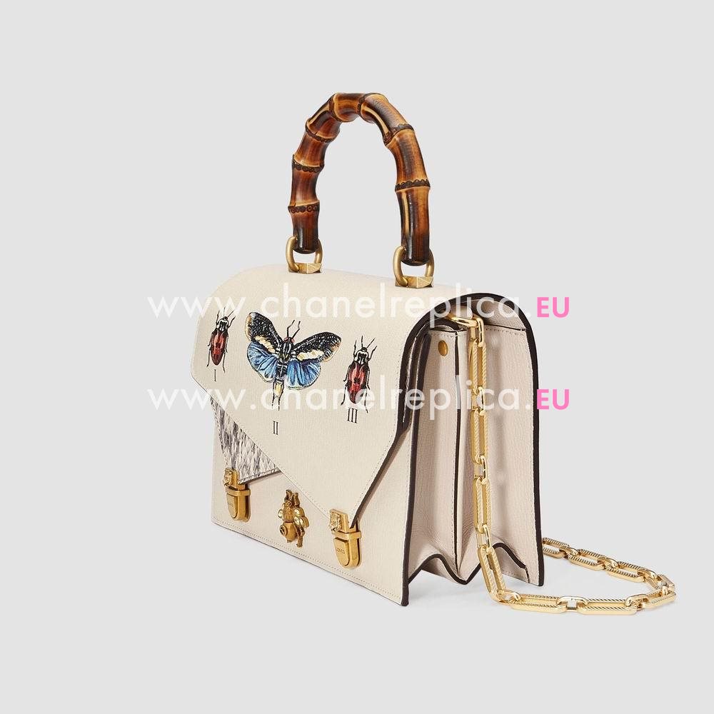 Gucci Ottilia leather small top handle bag 488715 0FH1X 9058