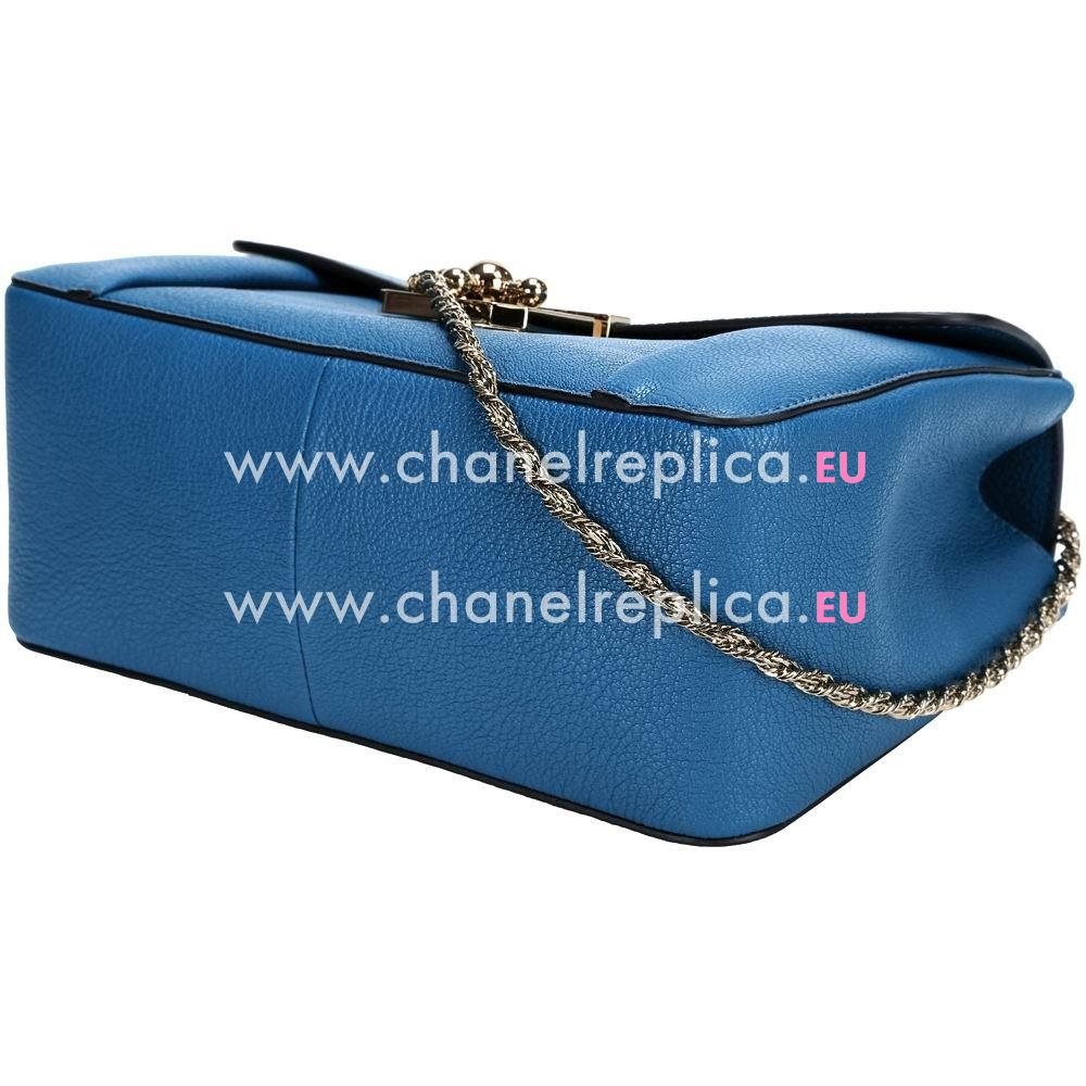 Chloe Elsie Goatskin Bag In Blue C5722669