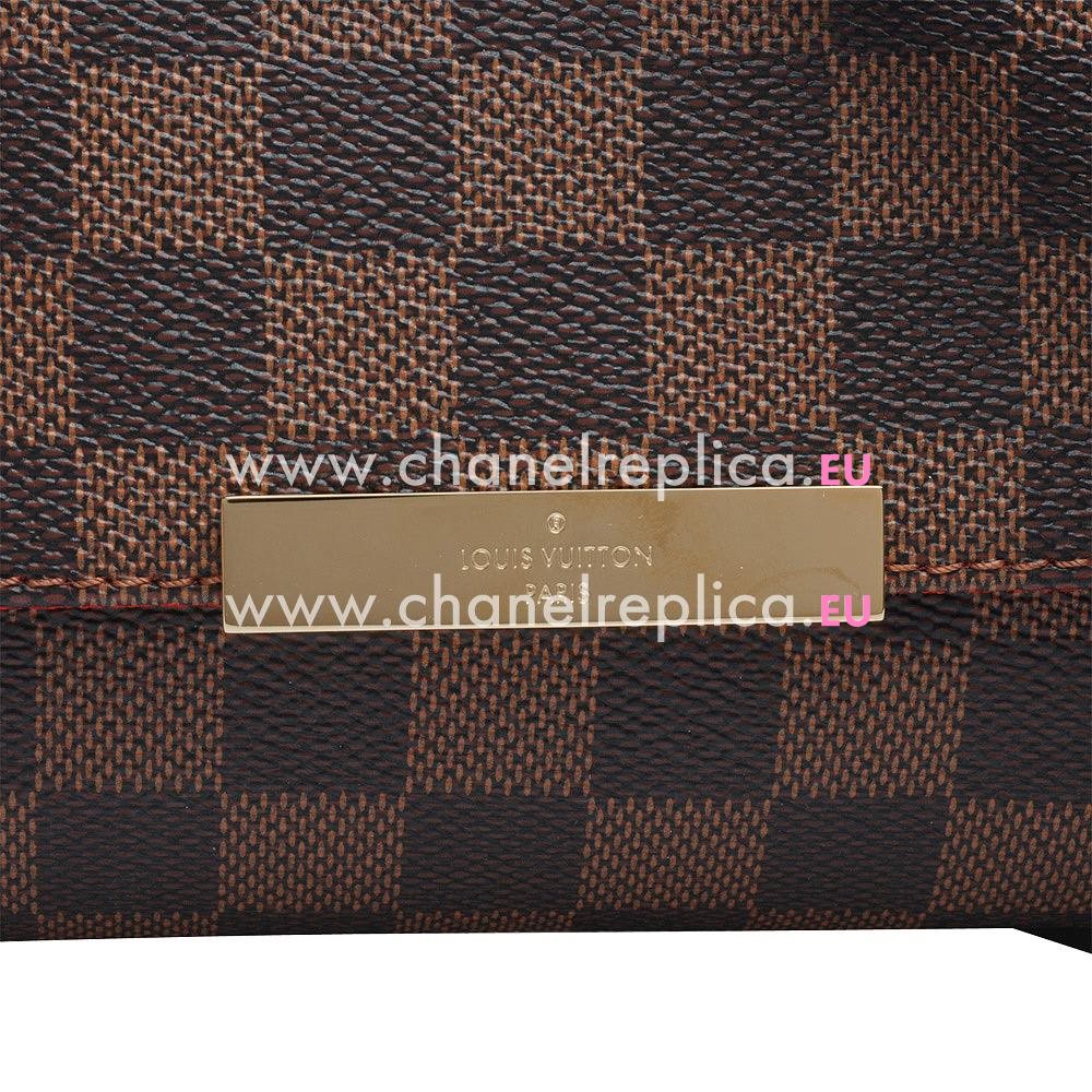 Louis Vuitton Damier Ebene Canvas Favorite MM Bag N41129