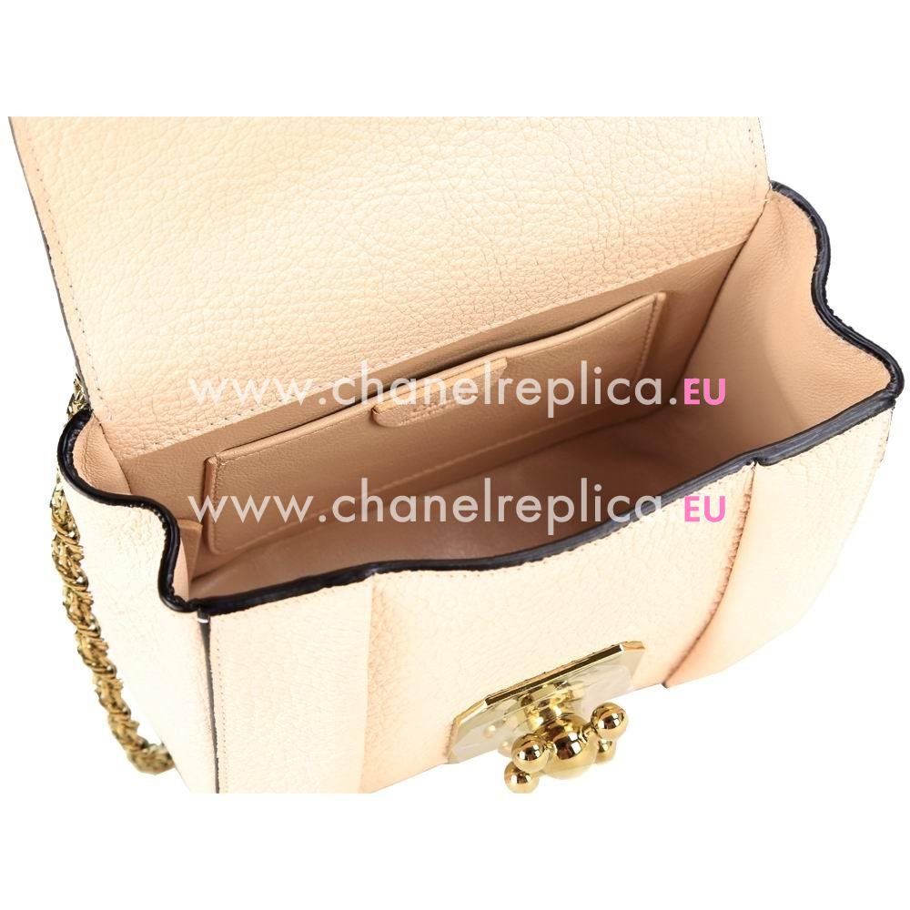 Chloe Elsie Caviar Goatskin Bag In Complexion C5365611