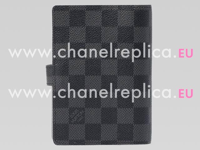 Louis Vuitton Damier Graphite Small Ring Agenda Cover R21079