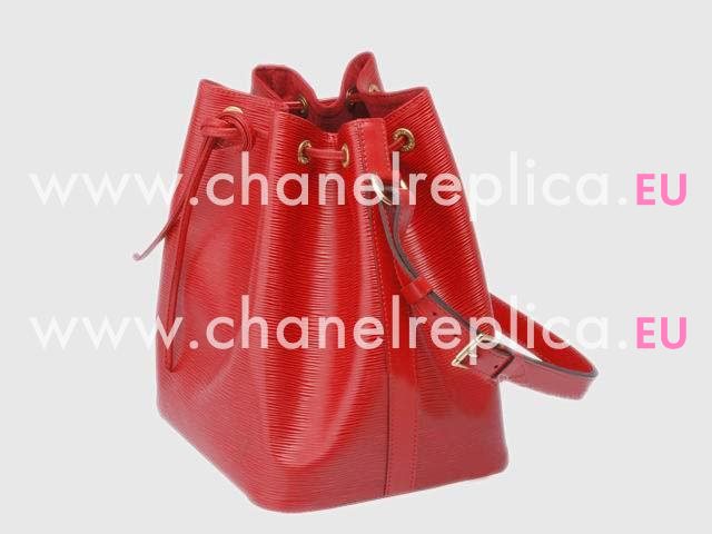 LOUIS VUITTON EPI LEATHER PETIT NOE RED M5901E