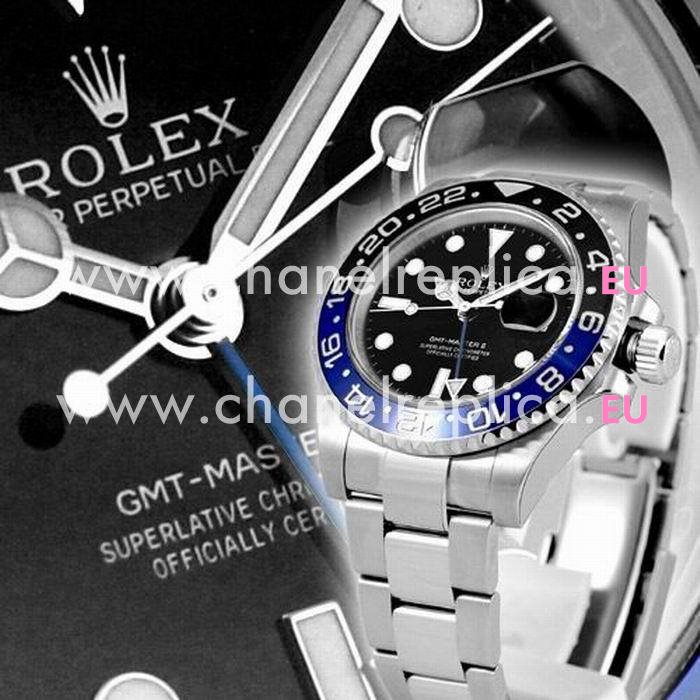 Rolex Datejust Automatic 40mm Stainless Steel Watch Black R116710