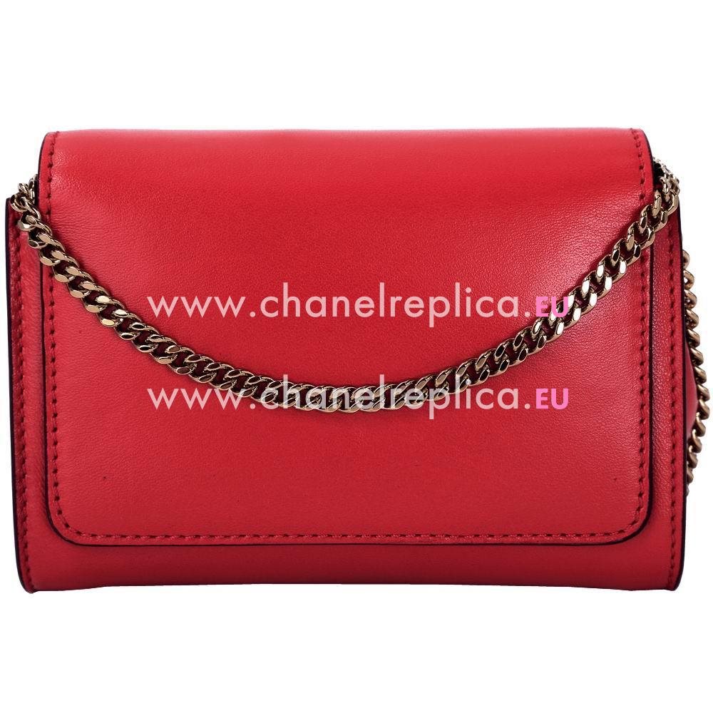 Chloe ELLE Calfskin Hand Bag In Red C5254188