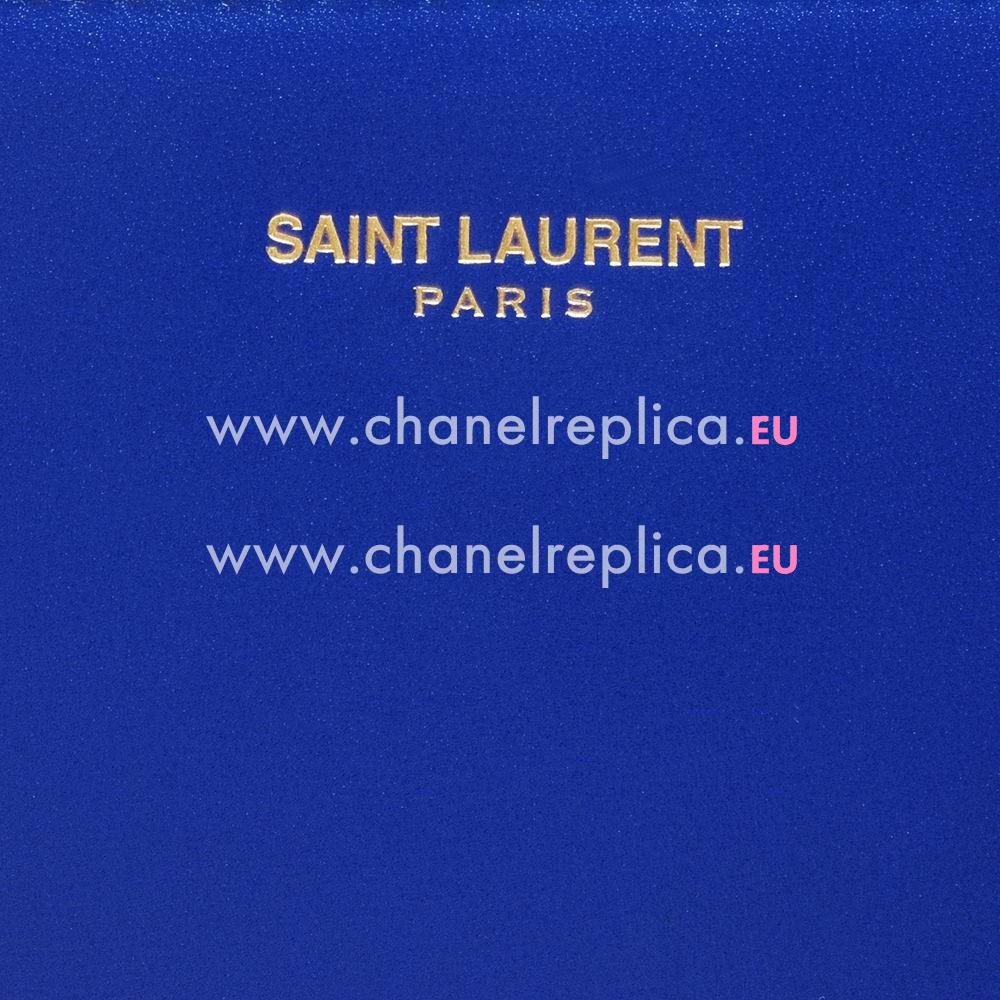 YSL Saint Laurent Classic Paris Calfskin Y Wsllets In Jewelry Blue YSL5133676